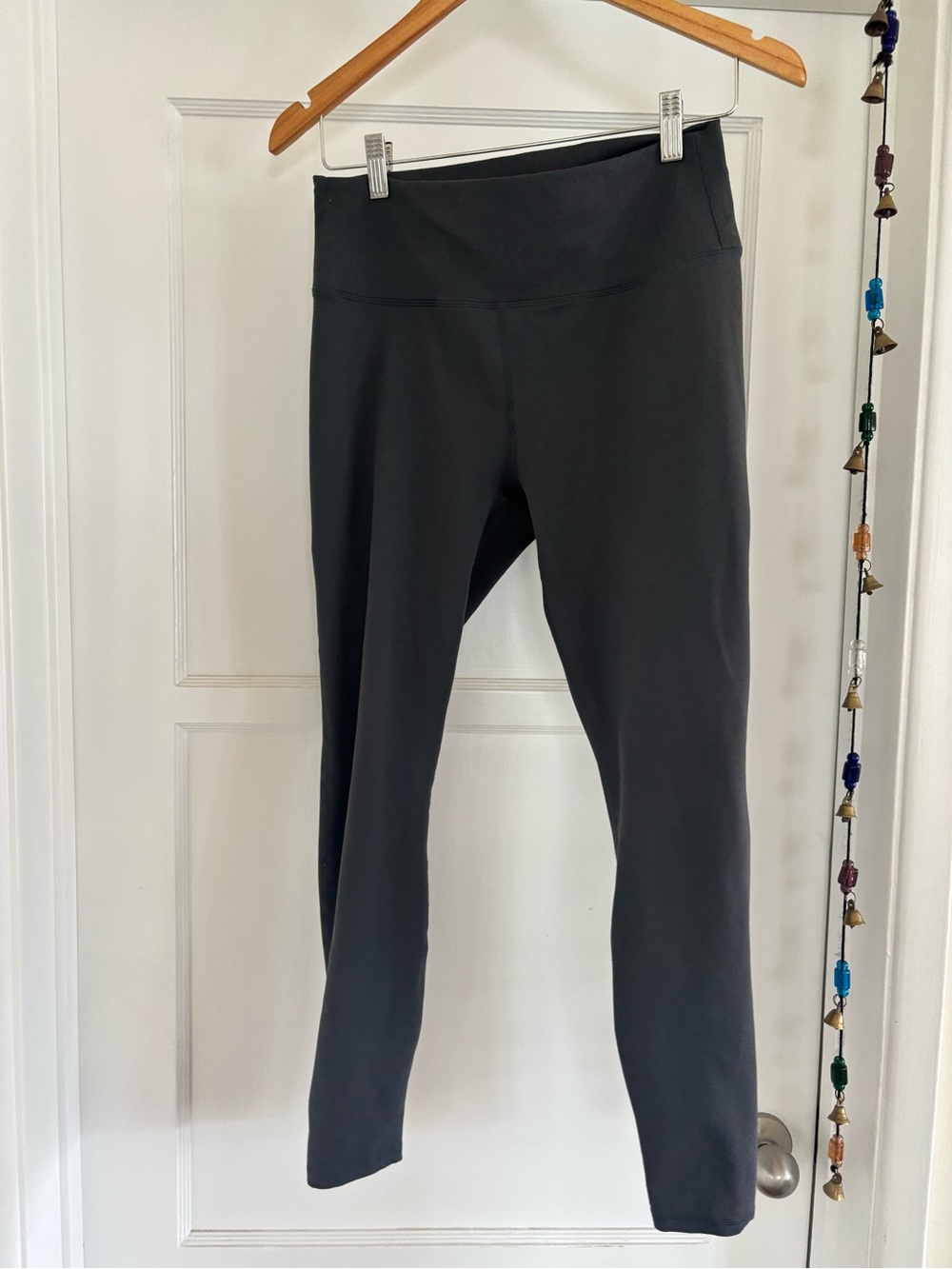 fabletics charcoal power hold leggings size L